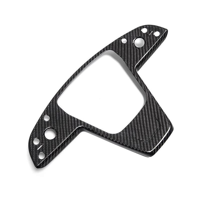 For Tesla Model S Model X 2021-2025 Real Carbon Fiber Car Steering Wheel Button Decorative Cover Car Interior Accessories