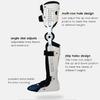 Calf Ankle Foot Fixed Bracket Orthosis Ankle Leg Knee Stabilizer Hinged Orthosis Support Brace Adjustable Fracture Protector PE Plastic