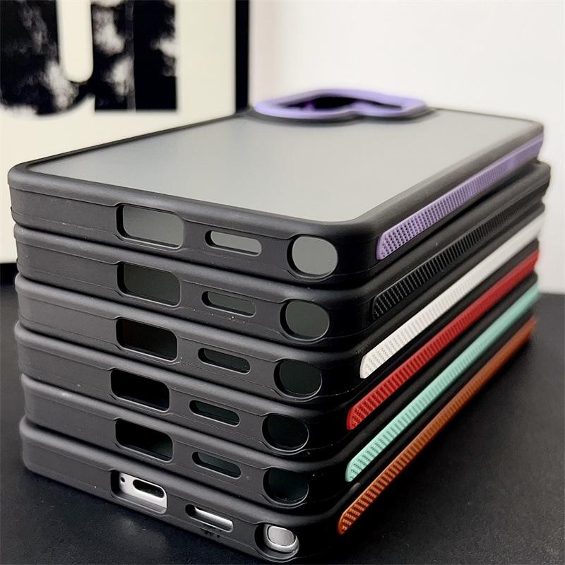 Dual-Tone Matte Samsung S26ultra Phone Case for S25/S24, A55/A07, and A16/A05s