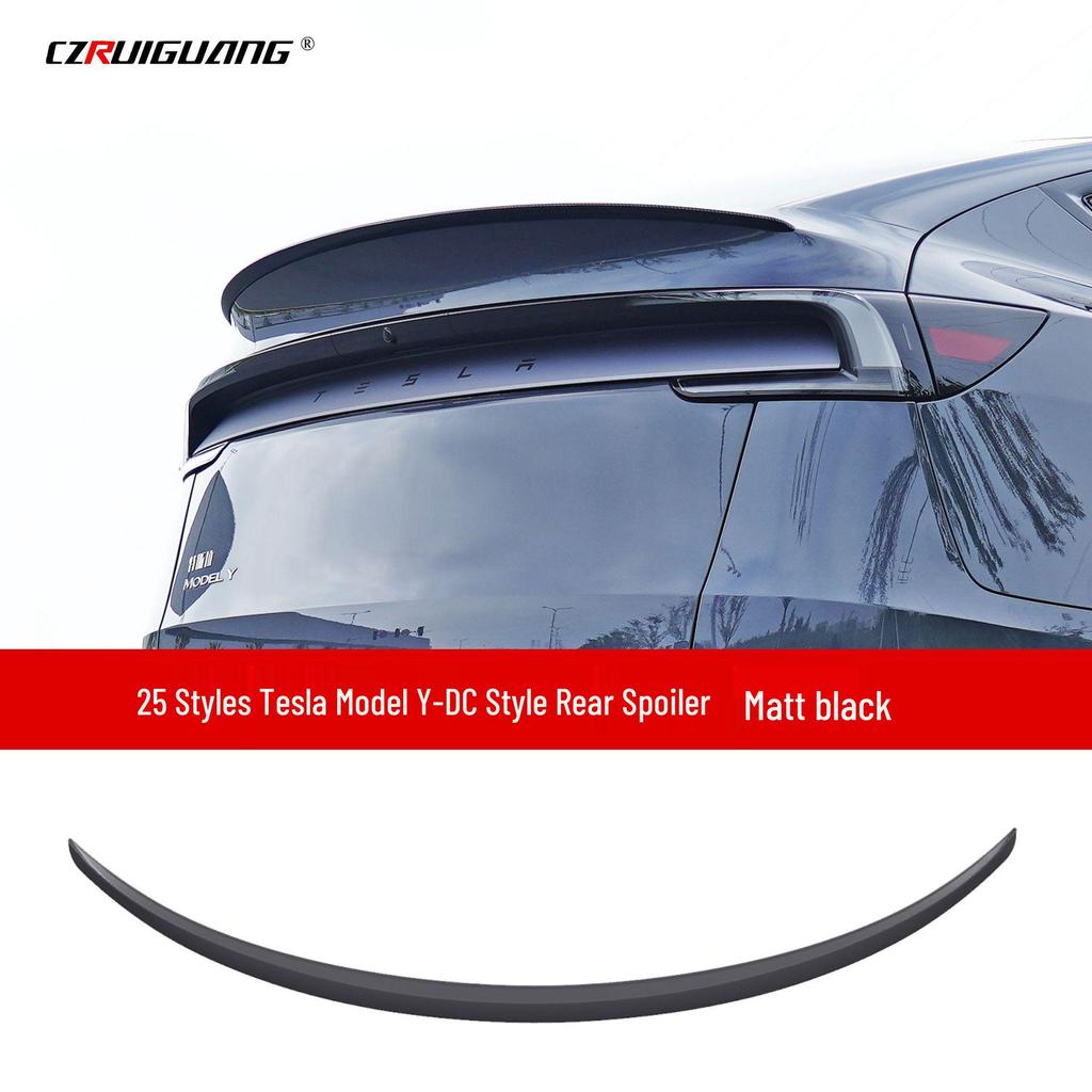 Tesla Model Y 2025 Body Kit: Rear Spoiler, Front Lip, Side Skirts, Tail Wing, Rear Diffuser, and Lip Extensions