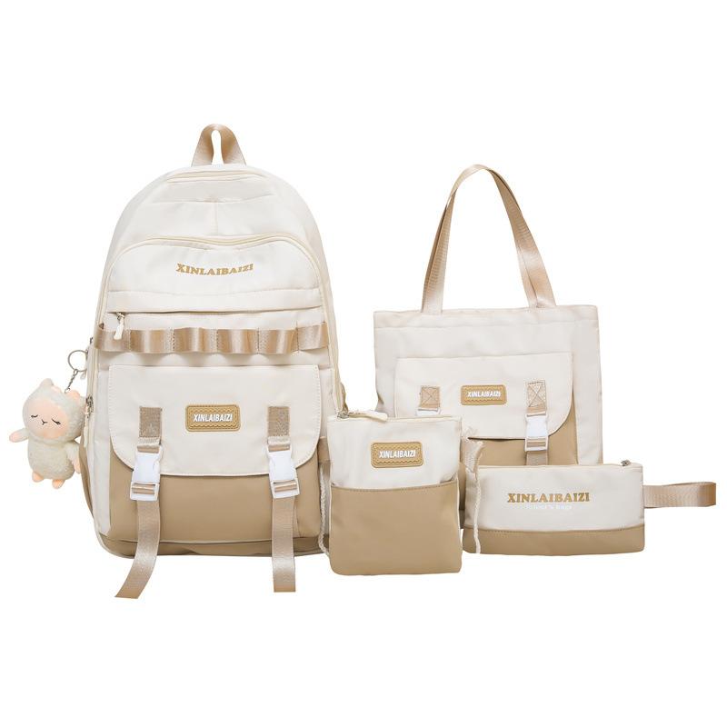 

Школьный рюкзак для школьников младших классов, рюкзак для школьников большой вместимости, дорожная сумка для девочек, комплект школьных рюкзаков хаки