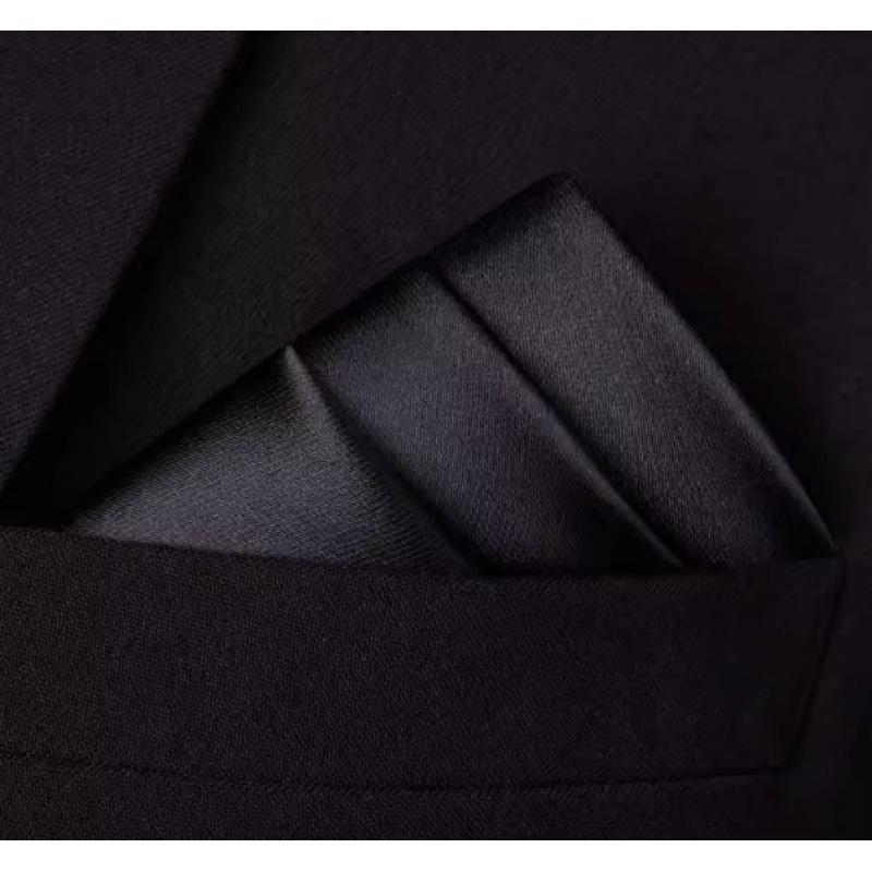 Herren Anzugtaschentuch Quadratisches Tuch Herrenhemd Taschentuch Schal Kleid Anzug Brusttuch Seidentuch Brusttuch Klein Weiß