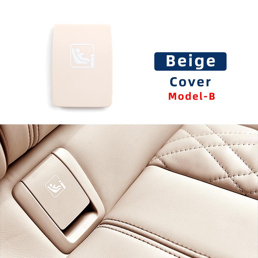 Rear Child Seat Safety ISOFIX Cover Restraint Car Hook Buckle Seat Cover 52207451008 For BMW 5 Series G30
