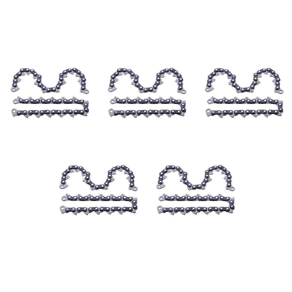 2-10PCS Chain Type Chain Blade Wood Cutting Chainsaw Woodworking Accessories Mower Grass Trimmer Head Chain