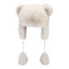 Y2k Girls Cute Bear Ear Shape Hat Windproof Hat for Teen Winter Cycling Skiing