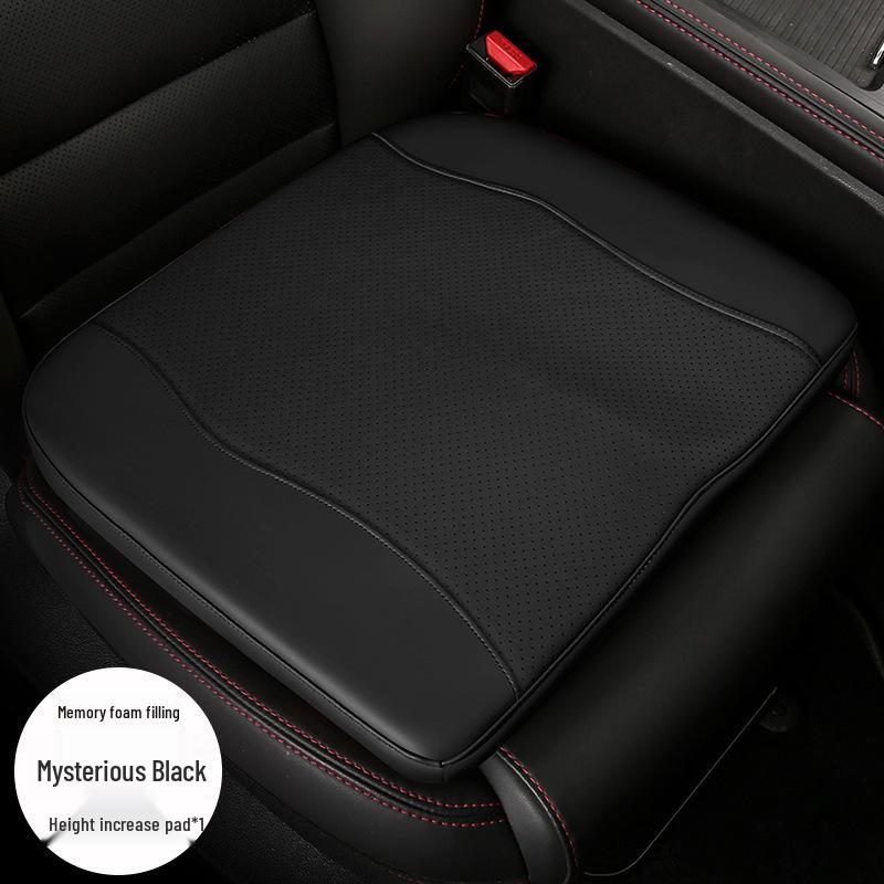 Cross-Border Memory Foam Car Seat Cushion - Matte, No Decoration, Bread Edge Design