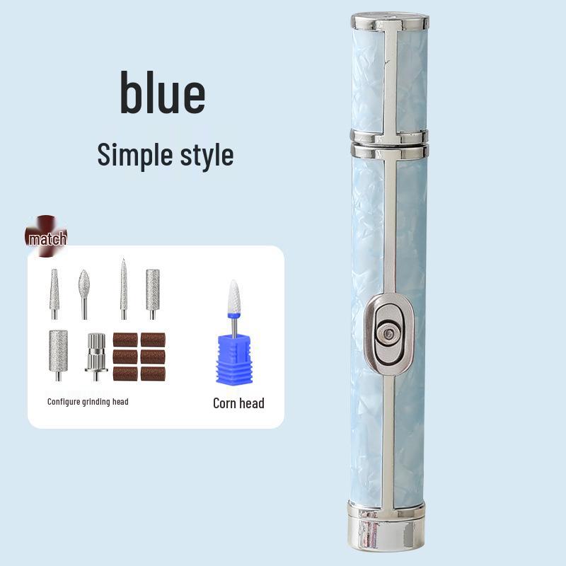 Tragbare elektrische Nagel Schleif- und Poliermaschine für Maniküre und Entfernung abgestorbener Haut