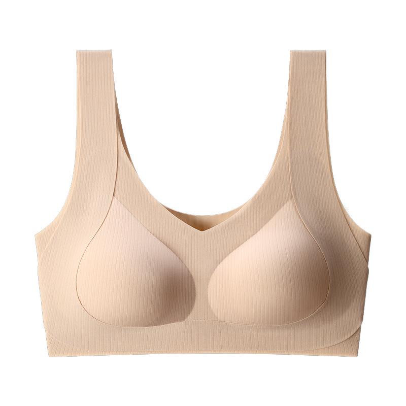 Damen Push-Up Nahtloser Sport-BH - Anti-Hängend, Seitenstütze, Stoßfest, Schönes Rückendesign
