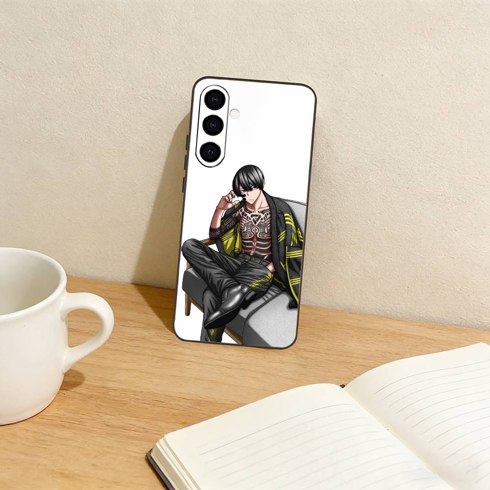 T-TOUGE-N-ANKI Coque de téléphone pour Samsung Galaxy A73, A72, A71, A70, A53, A52, A51, Autres Housse souple noire