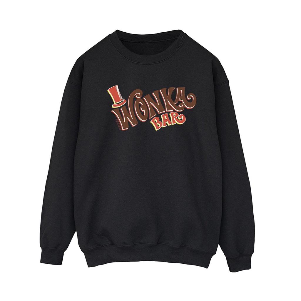 Willy Wonka Womens/Ladies Bar Logo Sweatshirt