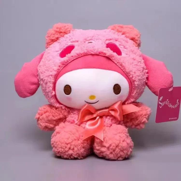 Sanrio Hello Kitty Plush Toy Anime Doll Kulomi Yugui Dog Melody Car Ornament Children Holiday Gifts s Cuddly Stuffed Fluffy Huggable Kawaii Comfort