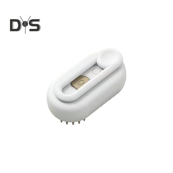 Spazzola a vapore per animali domestici 3 in 1 Spazzola per toelettatura ricaricabile tramite USB Spray autopulente Pettine per gatti Spazzola per districare i peli degli animali domestici Spazzola per massaggio