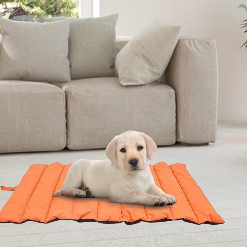 Foldable Dog Bed Double Sided Camping Dog Pet Mat Comfortable Portable Anti Slip Mattress Cushion Pet Blanket For Backpacking