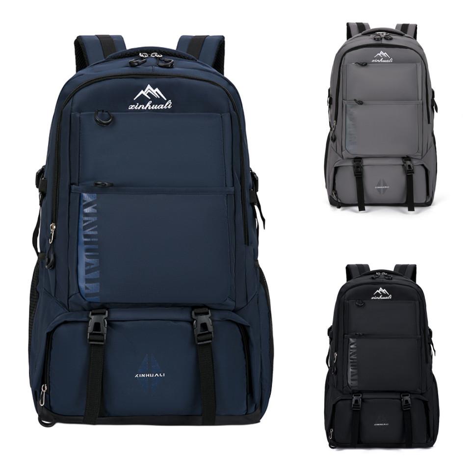 Capacity Large Schoolbag Outdoor Travel Splash Proof Luggage Backpack Hiking Bag