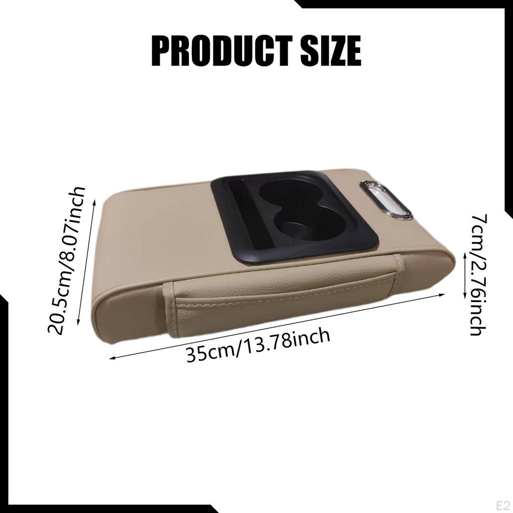 Console Pad Automotive Accessories Universal Armrest Tissue Box Slot for Auto Car