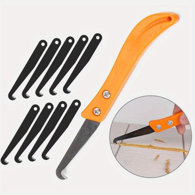 Professional Tile Gap Repair Tool Cleaning and Removal Grout Hand Tools Notcher Collator Tile Gap Repair Tool Hook Knife