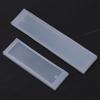 2pcs Set DIY Bookmark Mould Rectangle Silicone Mold Making Epoxy Resin Jewelry Craft Tool