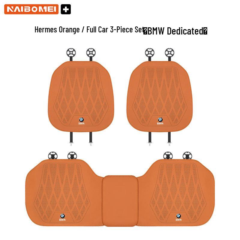 Ledersitzbezug für BMW: 1er, 3er, 5er, 6er, 7er Serie, X1, X3, X4, X5, X6 - Vordere und Hintere Autositzkissen