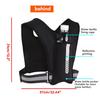 Adjustable Running Vest Phone Holder Breathable Lightweight Running Chest Pack