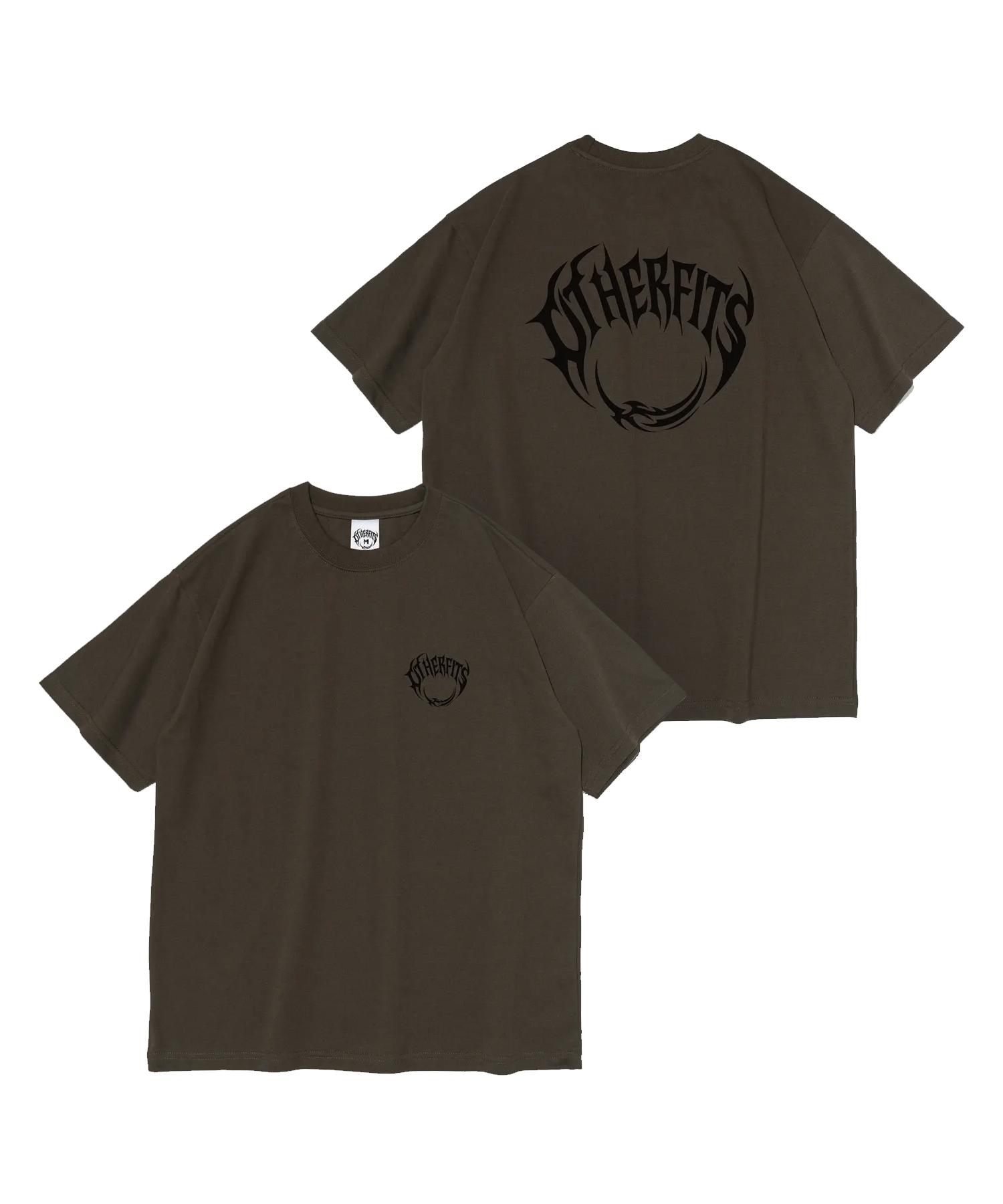 Ader Fits Circle Logo Short Sleeve T-Shirt (Khaki) S