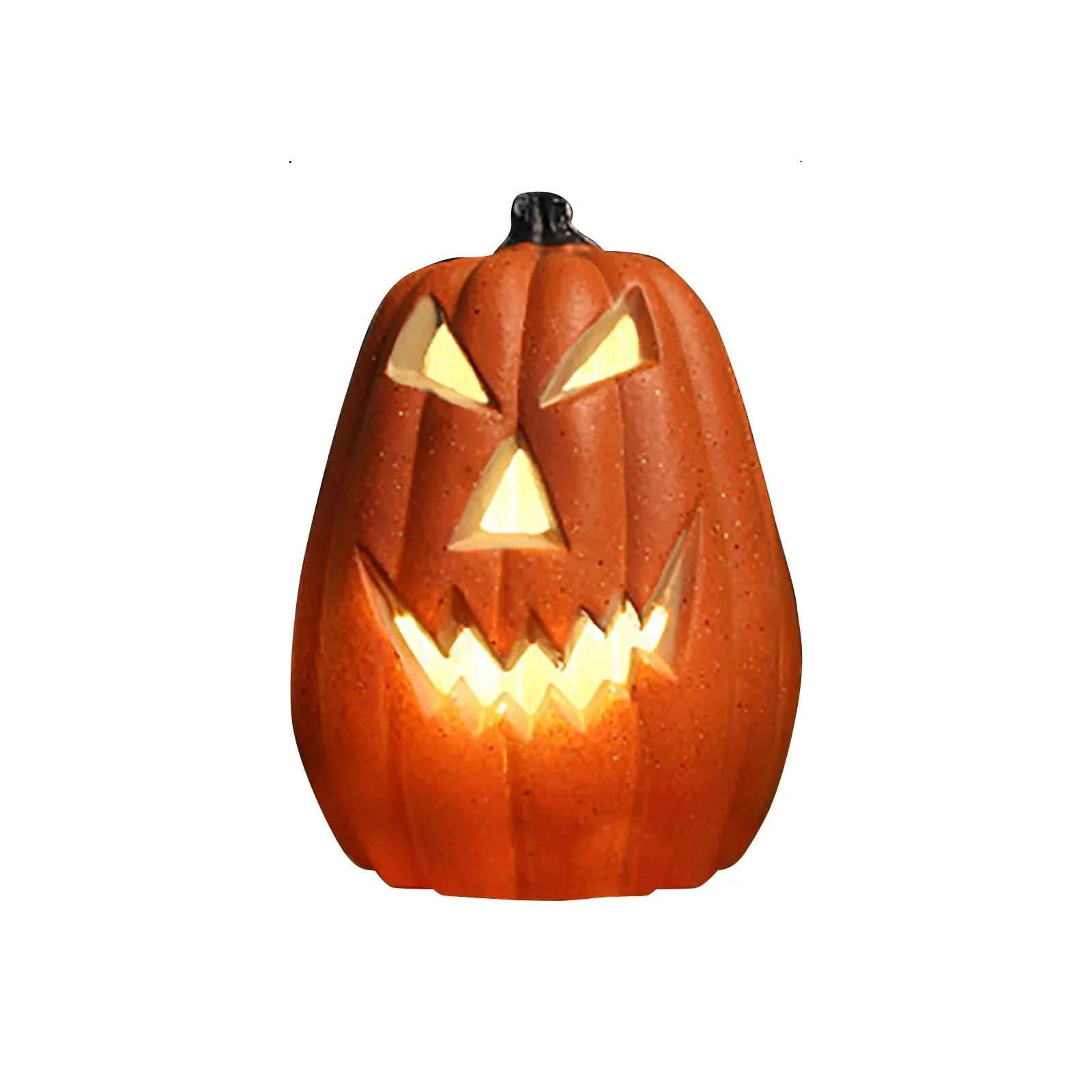 Spooky Halloween LED Pumpkin Lantern - Illuminating Ideal Home Decor & Bar Scene Setter for Your Halloween Party Festive Decor