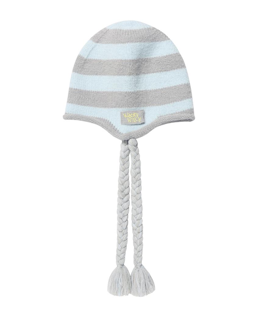 WACKY WILLY Striped Tassel Beanie (2 Colors)
