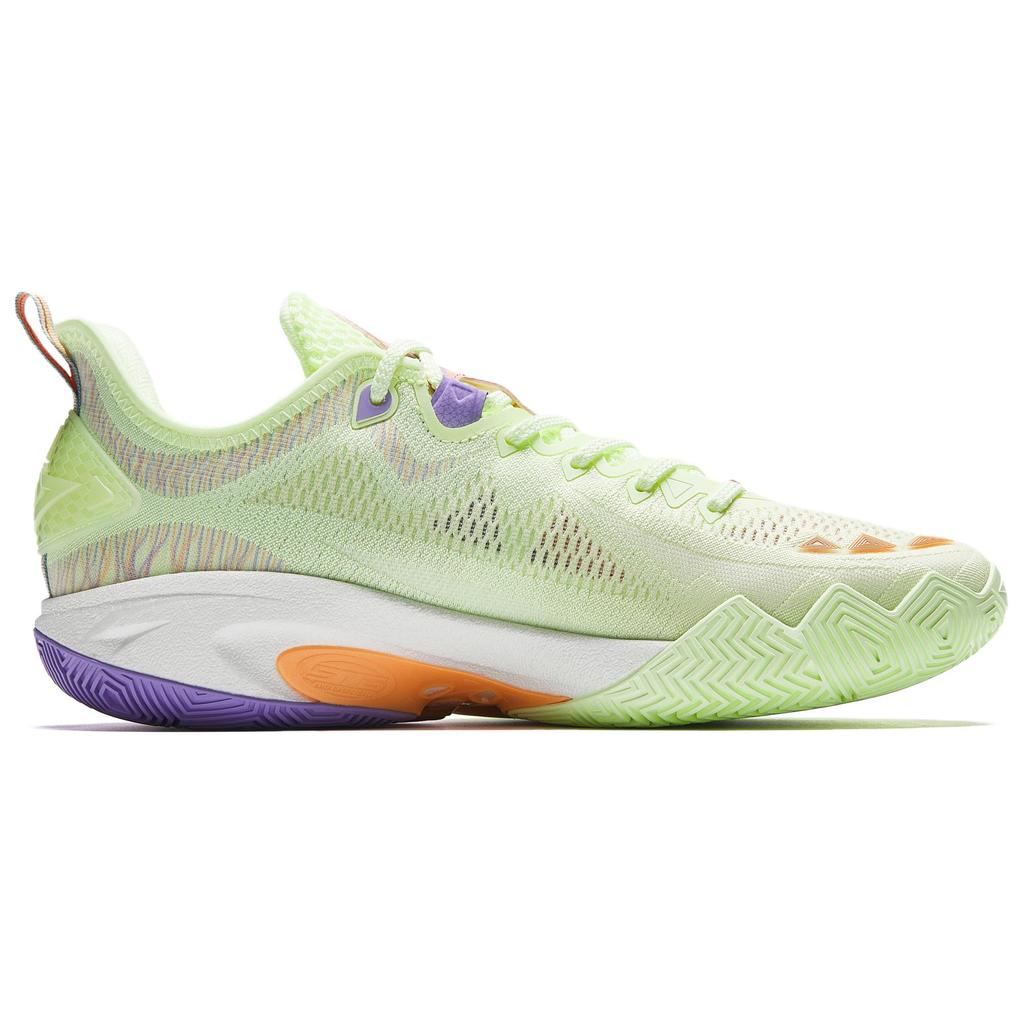 Anta Crazy 2 Chameleon Tecnología Nitrógeno Zapatillas de Baloncesto Profesionales para Hombre Zapatillas Deportivas Verde Morado 912531106-3