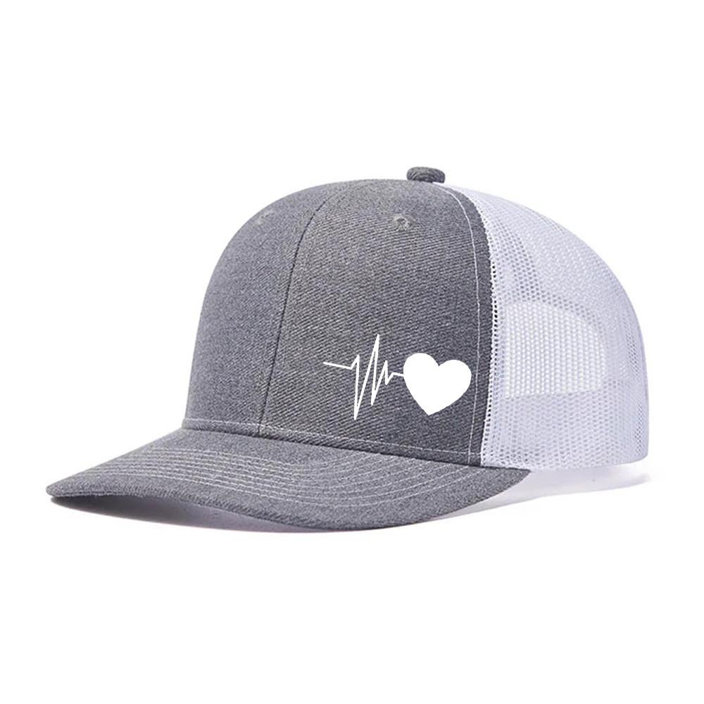 Custom Letter Mesh Baseball Cap With Breathable Cotton For Outdoor Sports And Socials