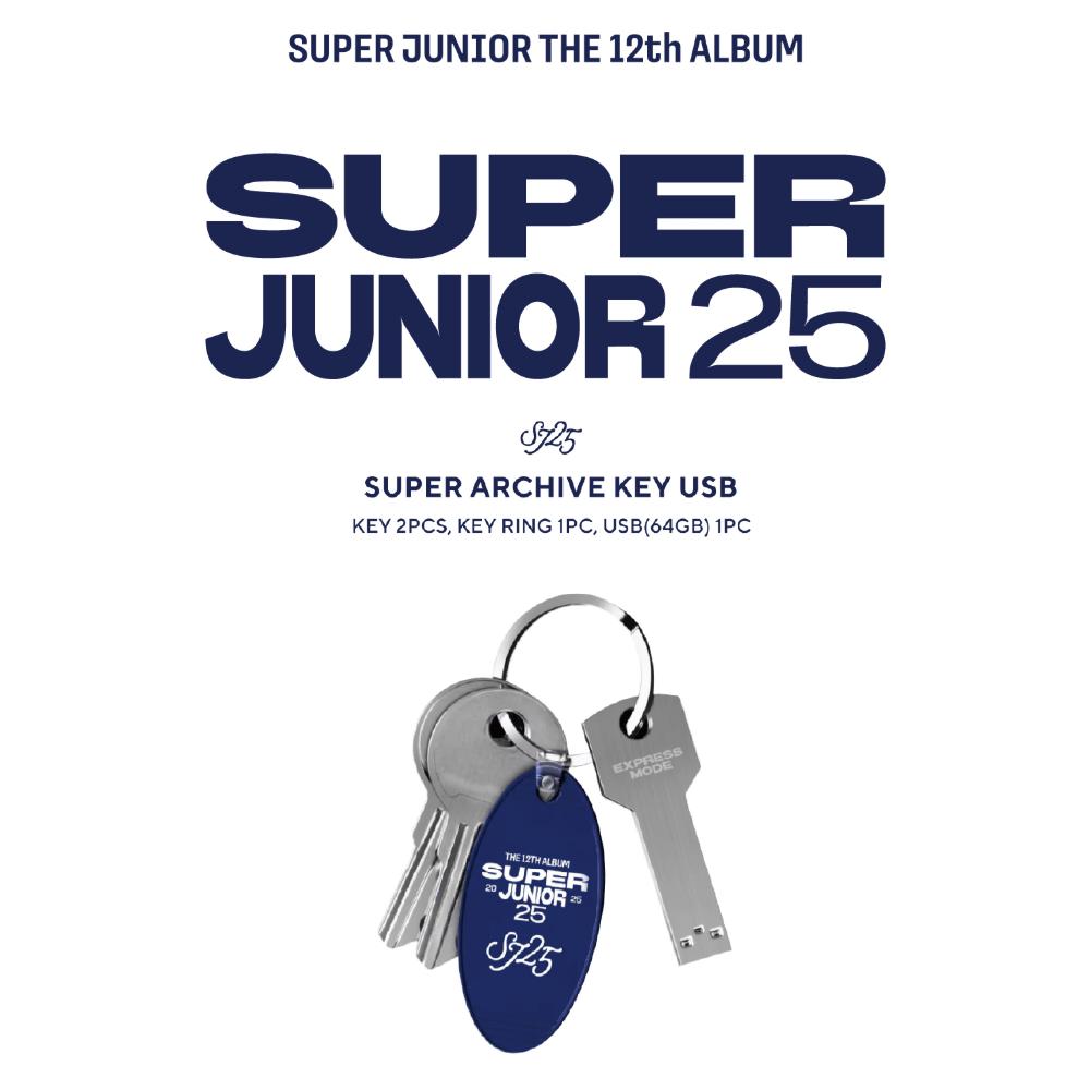 Pre-order SUPER JUNIOR 25 Super Archive Key USB