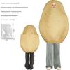 Funny Food Shape Costume Jumpsuit Sponge Novelty Outfit Halloween Carnival Fancy Dress For Party Role‑Play Stage Performance One‑Size