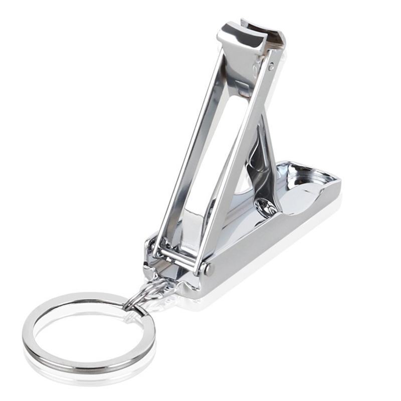 

1 шт. Складной ультратонкий портативный углеродистый стальной кусачки для ногтей триммер ножницы маникюрный педикюрный инструмент кусачки для ногтей