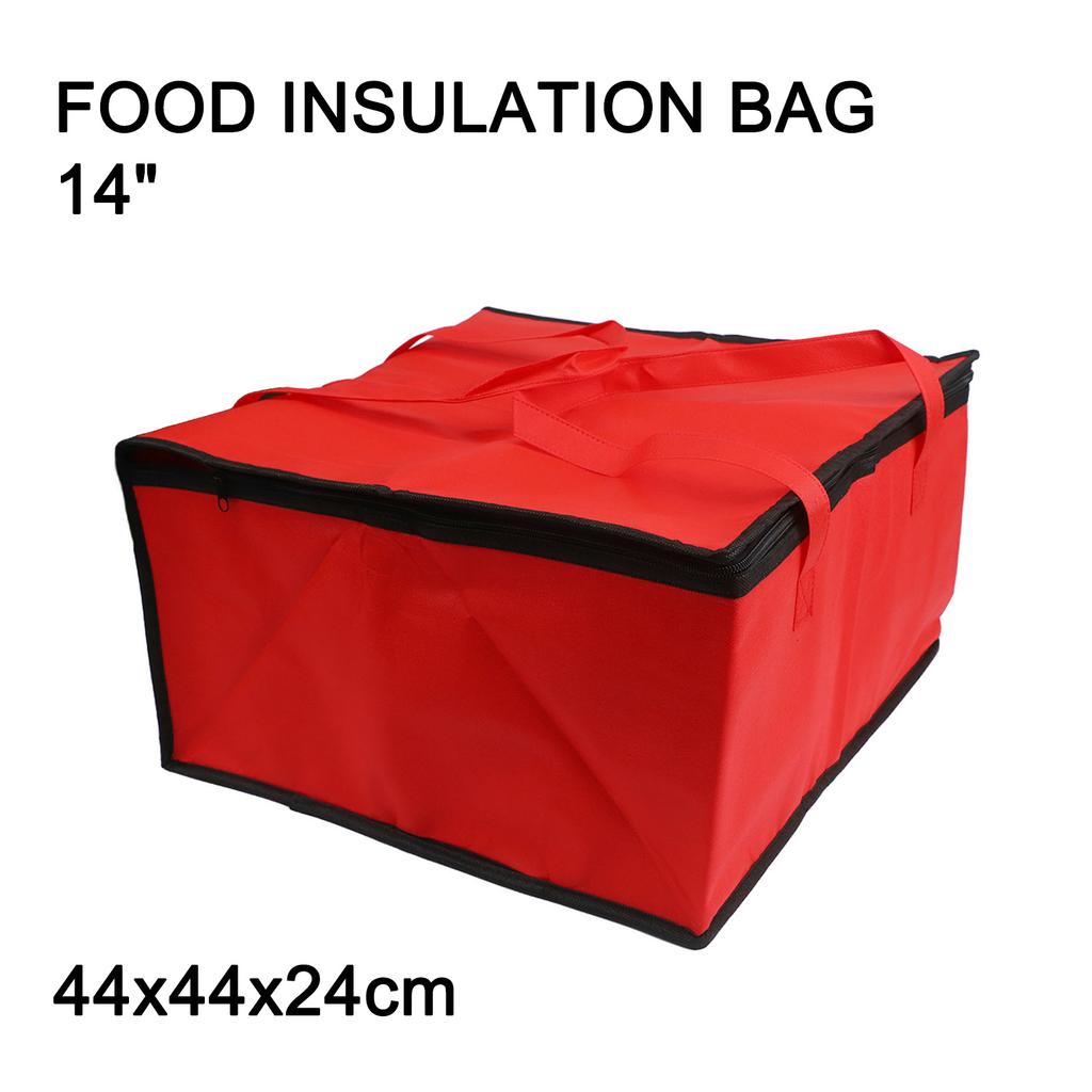 14inch Pizza Food Delivery Bag Waterproof Insulated Thermal Storage Holder Outdoor Camping Picnic Takeout Food Delivery Bags