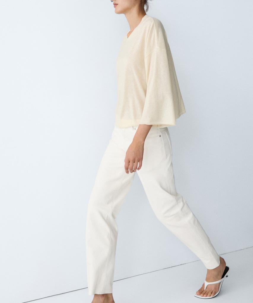 Masimodutti Wool Blend Round Neck Sweater