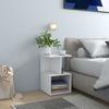 VidaXL Bedside Table White 35x35x55 Cm Chipboard.
