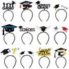 Headband For Graduation Hat 12 Pieces Stylish Graduation Decorations 2025 Costumes & Accessories For College Preschool