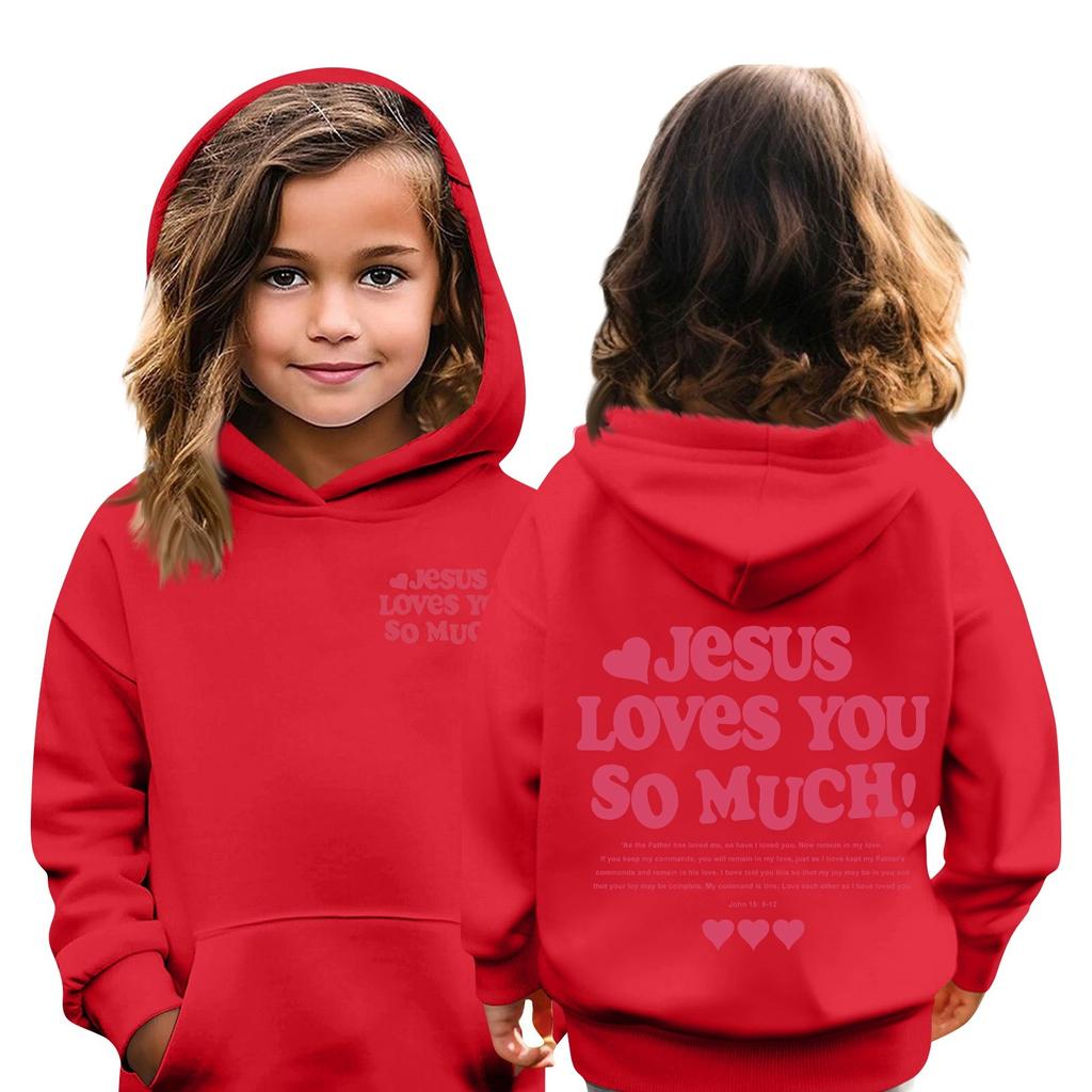 Kinder Hoodie Jungen und Mädchen Mode bedruckt Langarm Kapuzentasche Hoodie
