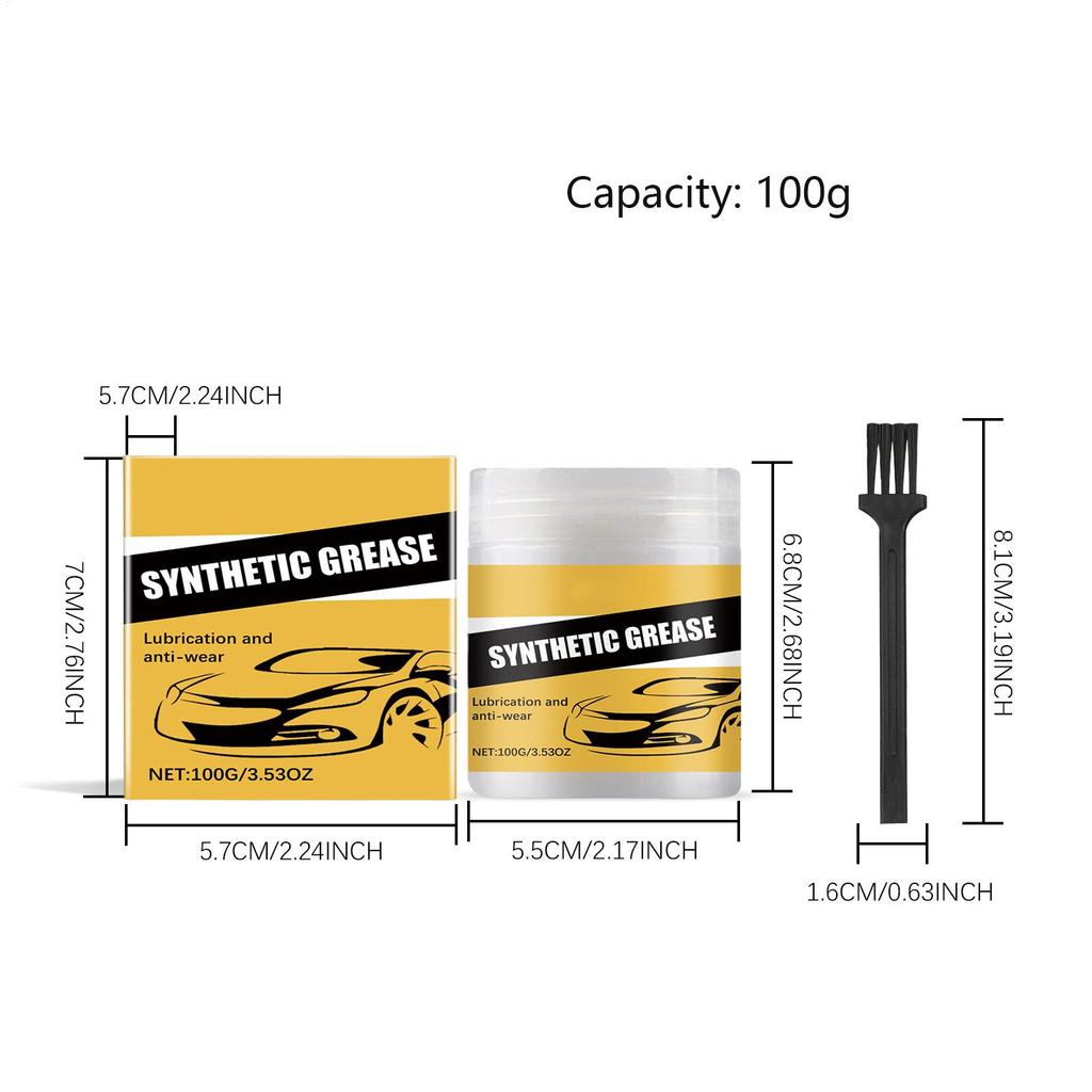Automatisches Fett Mehrzweck Auto Schmierstoff Mehrzweck Schwerlast Auto Schmiermittel 100g Für Garage Anhänger Bremse Und Tür