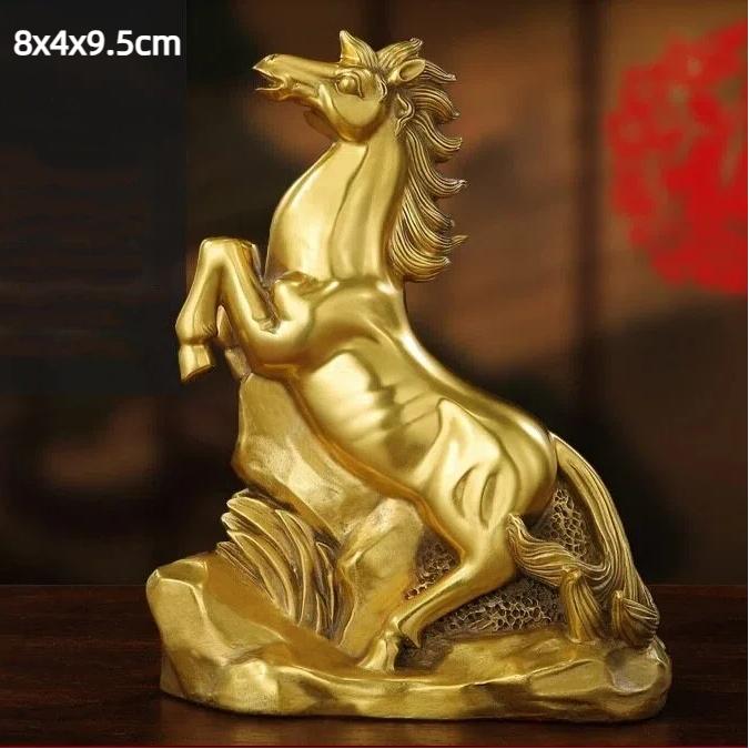 

12 Фигурок Животных Китайского Зодиака из Латуни – Настольные Украшения для Дома или Офиса 07-L