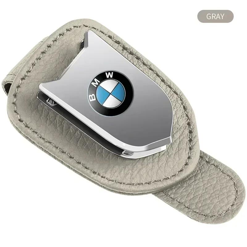 X5 X7 For BMW Multifunction Car Sun Visor Glasses Clip Leather Eyeglasses Clip For Bmw E46 E39 E90 E60 E30 F10 F11 F20 F30 G20 G