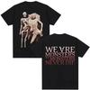 Lady Gaga La tournée Mayhem Ball 2026 T-shirts d'été Little Monsters Mode Gothique Punk T-shirt Hommes Femmes Coton T-shirts Oversize