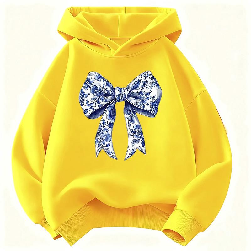 Girls Y2K Lover Bow Design Children'S Sweatshirt Cute Hoody For Boys Girls Spring Casual Hoodies Kids Clothes