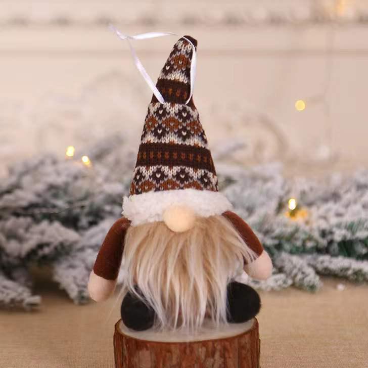 Creative Sitting Forest Man Christmas Tree Ornament Doll