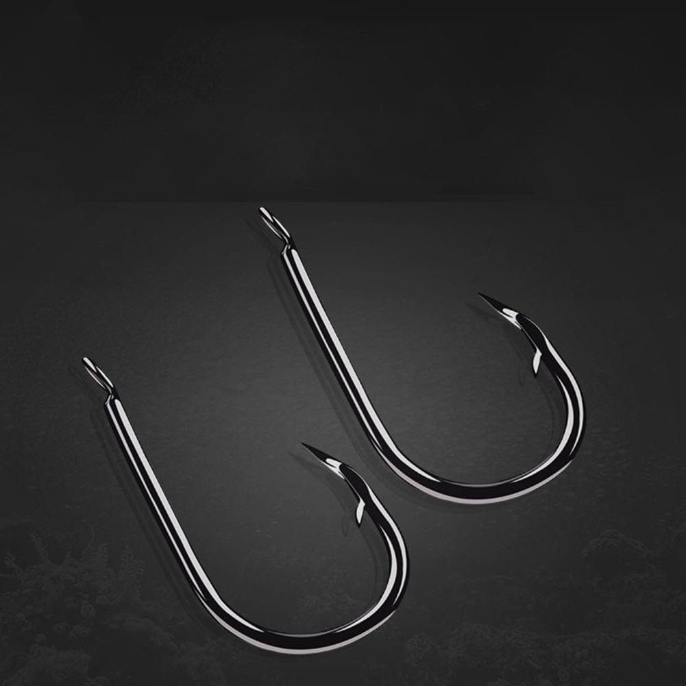 11 Pcs/set Fishing  Hook High Carbon Steel Barbed Fish Hook Crucian Carp Flat-pointed Fishing Hook Accessories 1#-10#