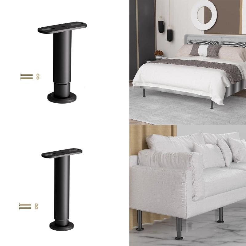 Strong Steel Adjustable Furniture Support Column Not Slip Designs Support Brackets for Home Office Stability Use