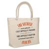 Sac De Plage - PLANETEE - Une Victoria Aussi Géniale - Coton Imprimé En France - Isotherme - Grande Contenance
