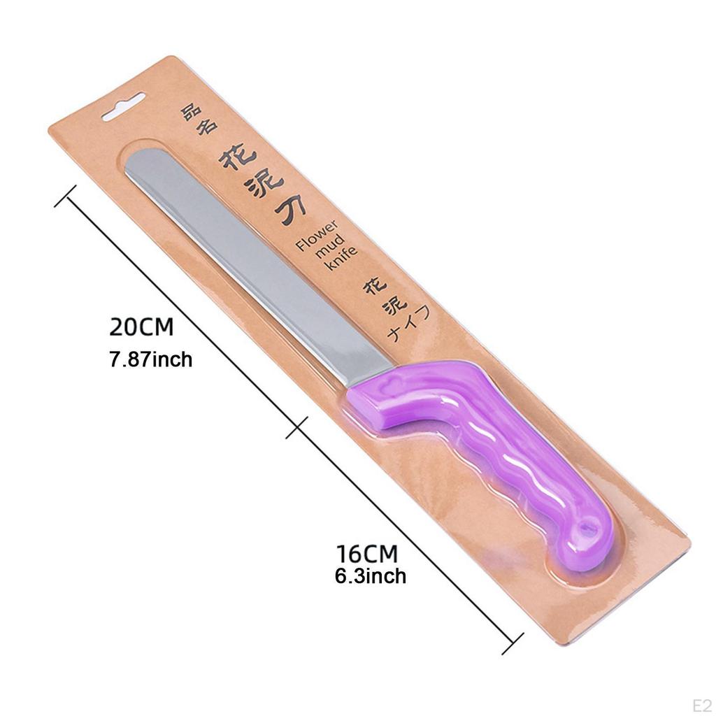 Flower Foam Block Cutting Knife DIY Floral Art Tool for Holiday Wedding Cake Purple
