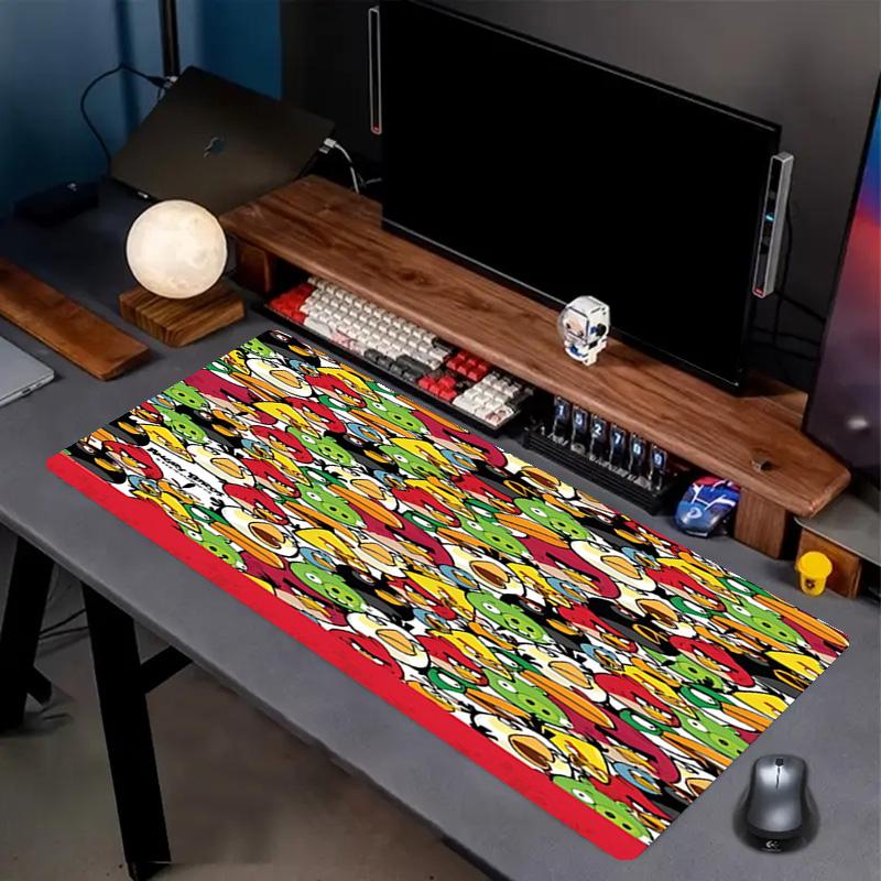 Angry Birds Print Mouse Pad, Anti‑Slip Desktop Keyboard Mat, for PC Laptop Gaming Working Daily Use, Cool Festival Surprise Gift
