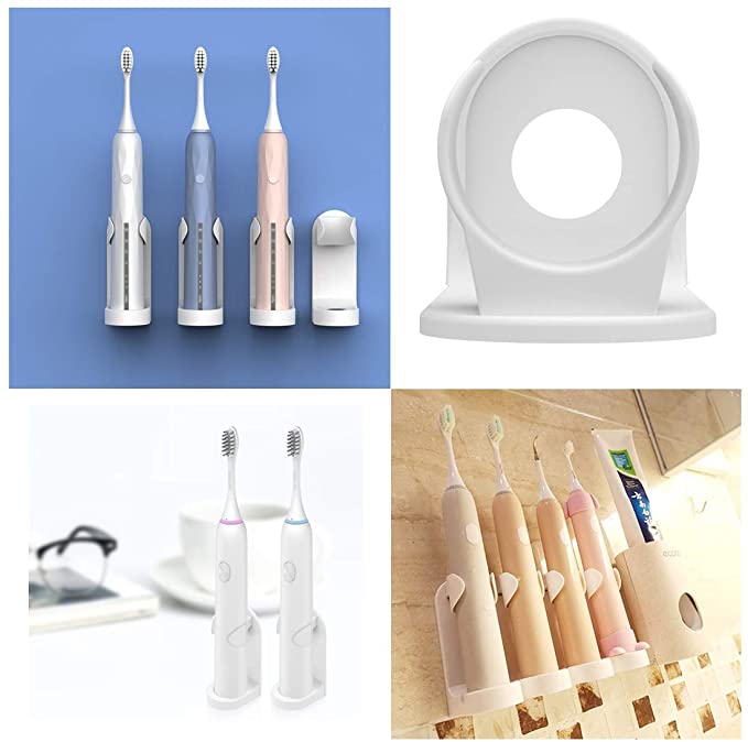 Bathroom Electric Toothbrush Holder Wall Mount Storage Storage Toothbrush Base