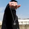 Lucky Wheel Men's Trendy Hip-hop Pendant Men's Decorative Versatile Jewelry Necklace Pendant