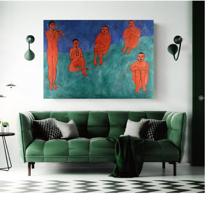 Abstract Matisse Line Art Poster World Famous Painting Vintage Wall Pictures Prints for Living Room Bedroom Nordic Home Decor